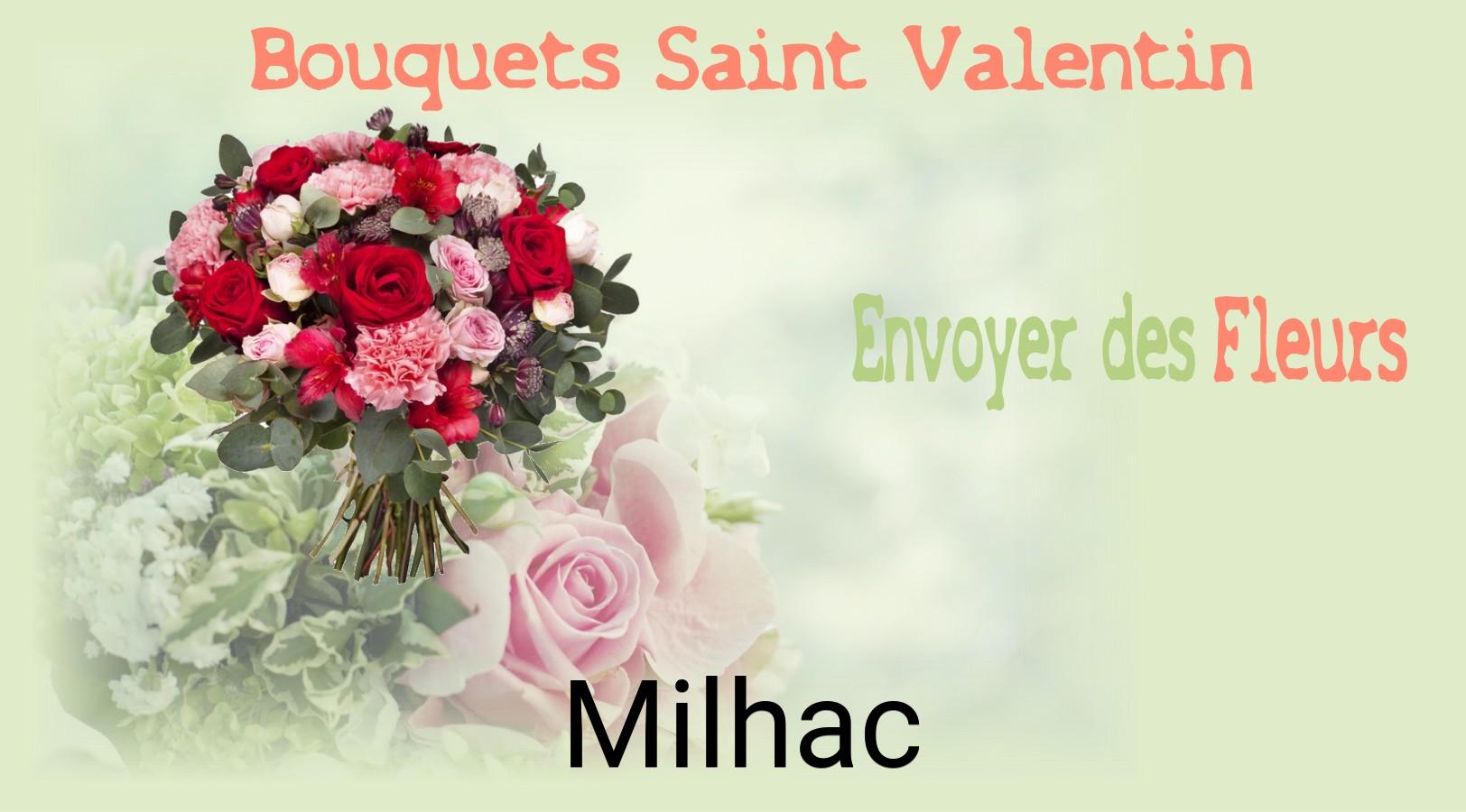 Roses de Saint-Valentin livrées à Milhac